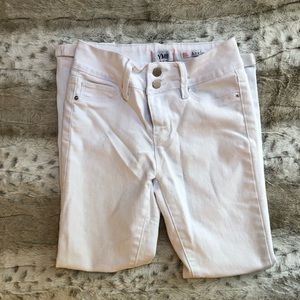 Women AGACI YMI jeans white stretchy skinny wannabettabutt mid rise ankle 5 27